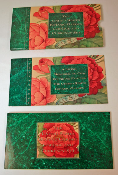 Botanic Garden Coin and Currency Set package