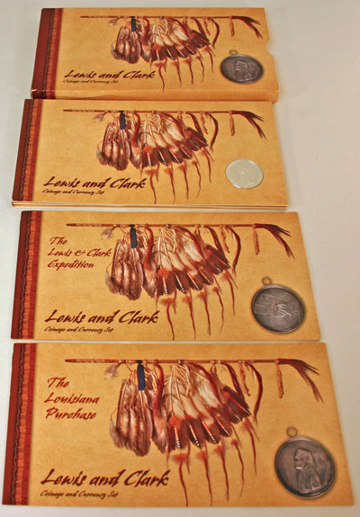 Lewis and Clark Coin and Currency Set package