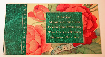 Botanic Garden Coin and Currency Set Booklet front