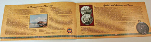 Lewis and Clark Coin and Currency Set Expedition Booklet pages 2 and 3 Lewis and Clark Coin and Currency Set Expedition Booklet pages 2 and 3