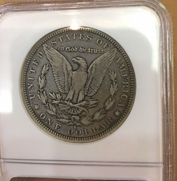 1893-S Morgan Silver Dollar Coin NGC VF20 reverse