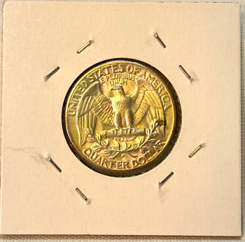 1934 D Washington Quarter Coin reverse