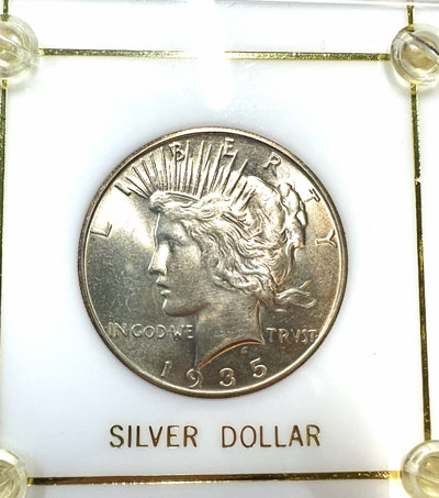 1935 S Peace Silver Dollar Coin obverse
