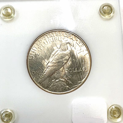 1935 S Peace Silver Dollar Coin reverse 1935 S Peace Silver Dollar Coin reverse