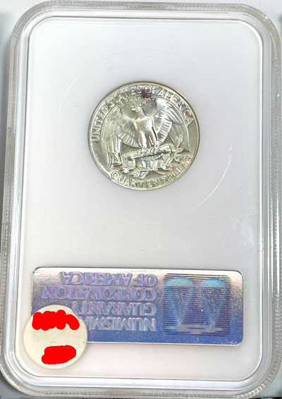 1953 Washington Quarter Coin NGC PF 66 reverse 1953 Washington Quarter Coin NGC PF 66 reverse