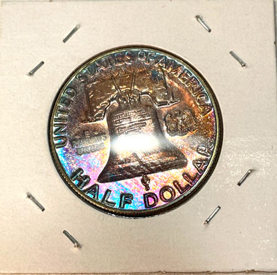 1961 franklin silver half dollar coin reverse 1961 franklin silver half dollar coin reverse