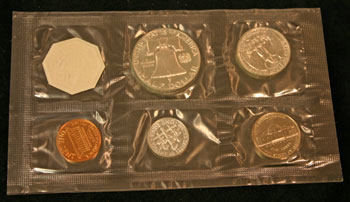 1962 Proof Set reverse 1962 Proof Set reverse
