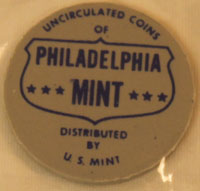 1964 Mint Set blue Philadelphia mint token
