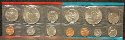 1973 Mint Set reverse