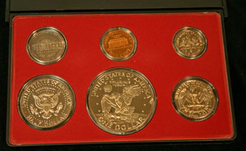 1974 Proof Set reverse