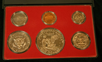 1974 Proof Set reverse