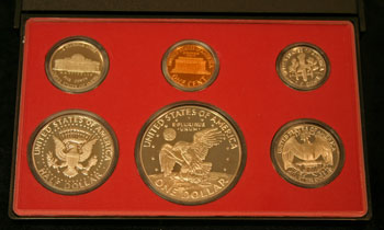 1978 Proof Set reverse