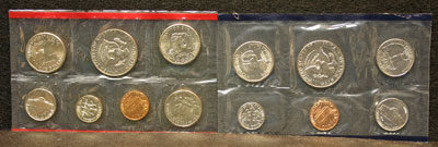 1981 Mint Set reverse images
