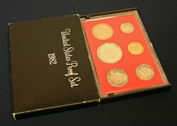 1982 Proof Set contents