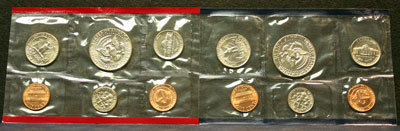 1984 Mint Set reverse coin images