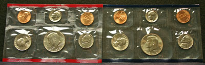 1985 Mint Set obverse coin images