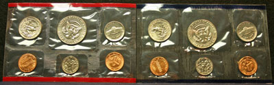1985 Mint Set reverse coin images
