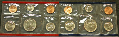 1986 Mint Set obverse coin images
