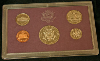 1986 Proof Set reverse