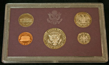 1987 Proof Set reverse