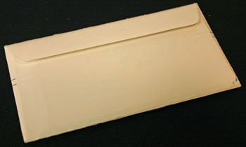 1988 Mint Set back of envelope