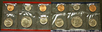 1988 Mint Set obverse coin images