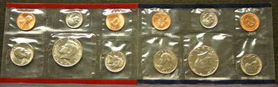 1989 Mint Set obverse coin images