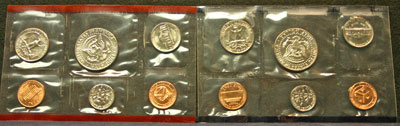 1989 Mint Set reverse coin images