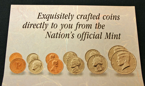 1991 Mint Set top of insert large view 1991 Mint Set top of insert large view
