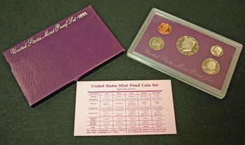 1991 Proof Set contents