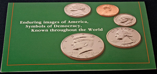 1993 Mint Set front of insert large view 1993 Mint Set front of insert large view