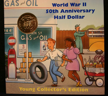 Young Collectors Edition Coin Sets 1994 World War II coin package obverse