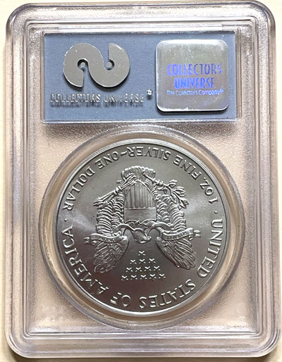 1993 gem uncirculated 9-11-01 WTC ground zero recovery american silver eagle reverse