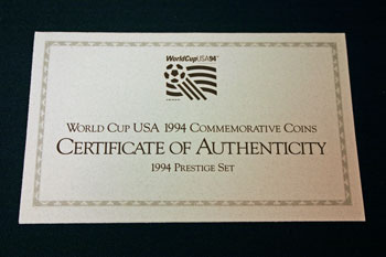 1994 Prestige Set certificate front