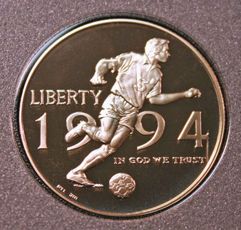 1994 Prestige Set commemorative half dollar obverse 1994 Prestige Set commemorative half dollar obverse