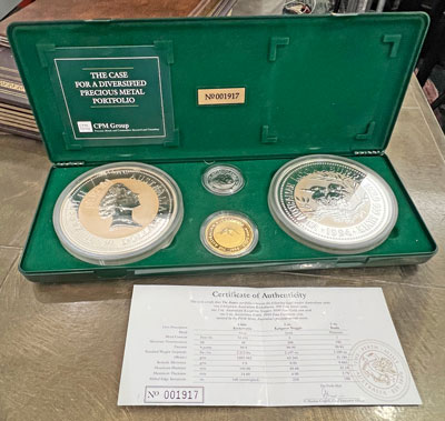 1994 the aussie australia's precious metal portfolio coins and certificate 1994 the aussie australia's precious metal portfolio coins and certificate