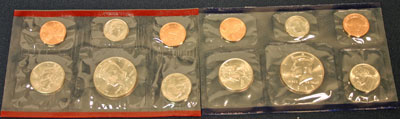 1995 Mint Set obverse images of coins