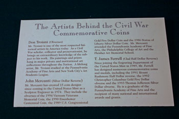 1995 Prestige Set coin artists