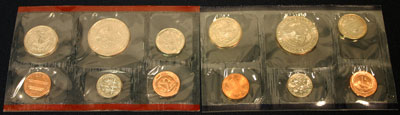 1997 Mint Set reverse images of coins