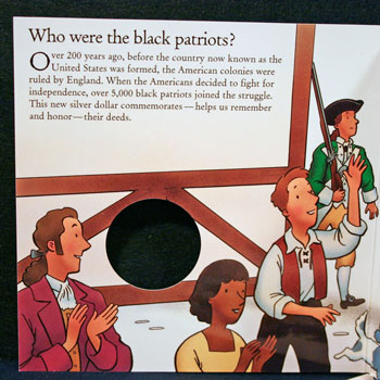 Young Collectors Edition Coin Sets 1998 Black Patriots coin package contents 1 Young Collectors Coin Sets 1998 Black Patriots coin package contents 1