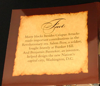 Young Collectors Edition Coin Sets 1998 Black Patriots silver coin package back Young Collectors Coin Sets 1998 Black Patriots silver coin package back