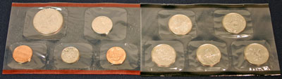 1999 Mint Set denver reverse images of uncirculated coins