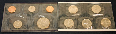1999 Mint Set philadelphia reverse images of uncirculated coins