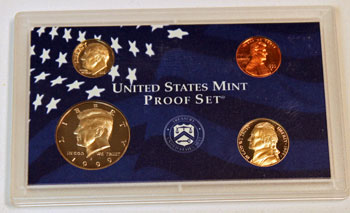 1999 Proof Set obverse of regular proof coins 1999 Proof Set obverse of regular proof coins