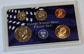 2000 Proof Set obverse images of regular proof coins