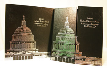 2006 American Legacy Collection Proof Coins Set package standing