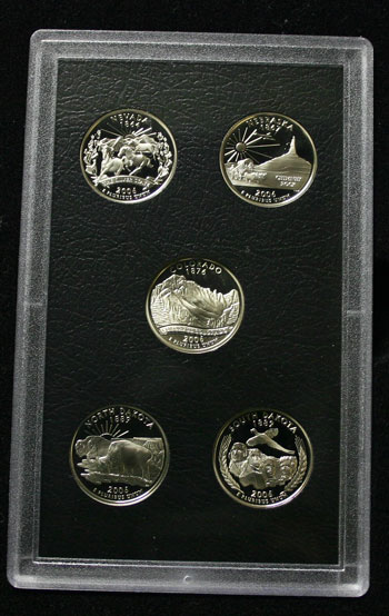 2006 American Legacy Collection Proof Coins Set state quarters reverse