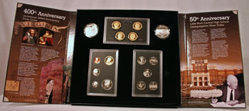2007 American Legacy Collection Proof Coins Set package open