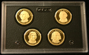 2007 American Legacy Collection Proof Coins Set presidential dollars obverse