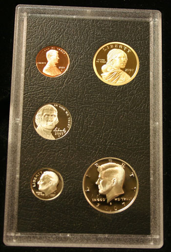 2007 American Legacy Collection Proof Coins Set standard coins obverse